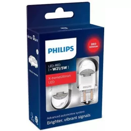 Philips X-tremeUltinon gen2 W21/5 LED red 11066 XUR 12V 2,2W/0,3W X2